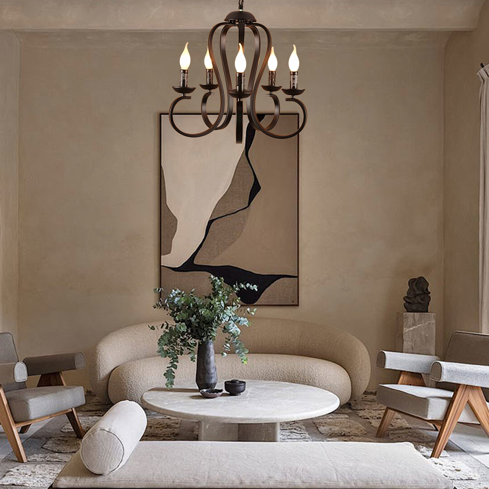 Metal Multi-Light Fixture for Dining Room/Living Room